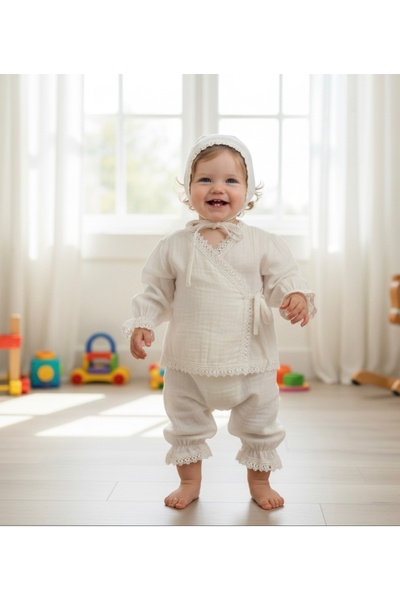 BİANCOFİGLİO Baby Lace Suit