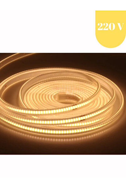 POWERR LED AYDINLATMA 220V 288 Led 3000K Günışığı Esnek Hortum COB LED IP67 D...