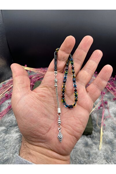 Kttesbihaksesuar BONİBON SÜRMELİ TOZ KEHRİBAR KAPLAMA PÜSKÜLLÜ ( İMAME RENGİ FARKLI GELEBİLİR )