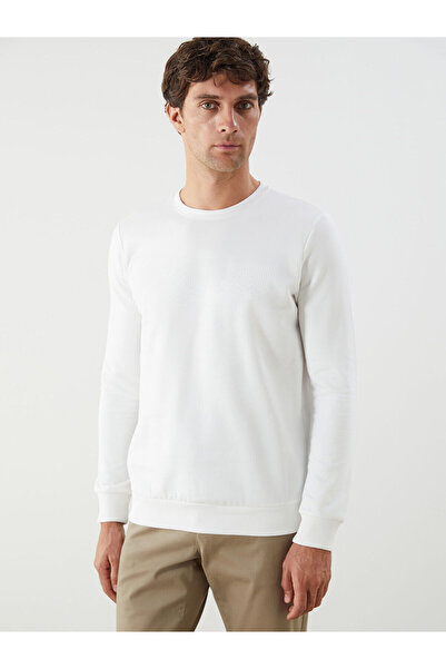 LC Waikiki Özmarka New Season Crew Neck Printed Men's Thick Sweatshirt