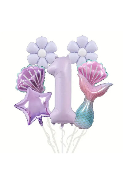 ÇITIPITISTORE Deniz kizi temalı doğum günü parti seti