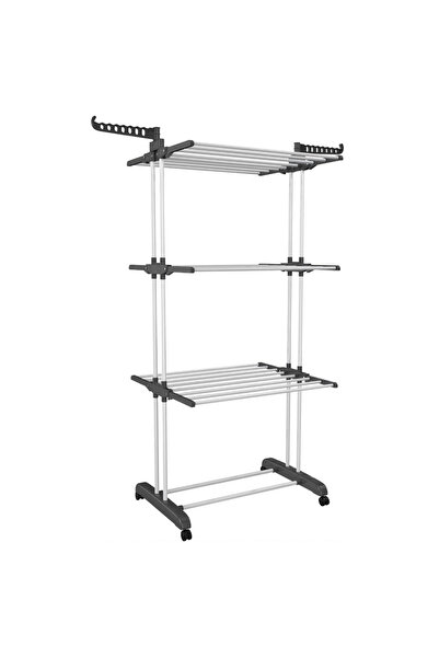 Teno Uscător de rufe negru cu 3 niveluri