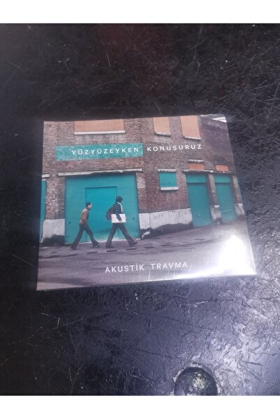 BarışHifii YÜZYÜZEYKEN KONUŞURUZ AKUSTİK TRAVMA CD SIFIR AMBALAJINDA