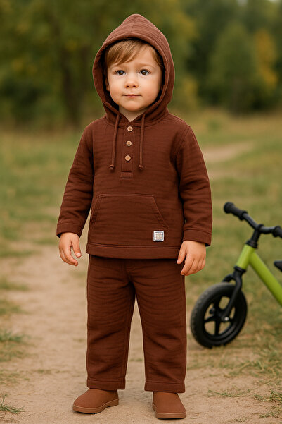 canmana kids&baby طقم موسلين مصنوع من القطن بنسبة 100% مكون من بغطاء رأس جيوب...