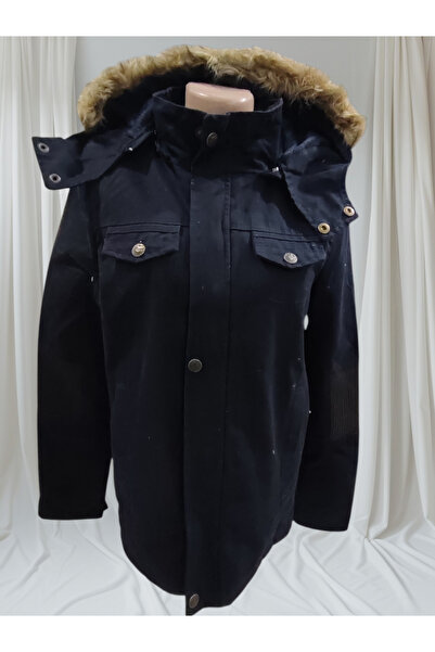 ÖZYURT KETEN İÇİ KÜRKLÜ KIŞLIK ERKEK MONTU