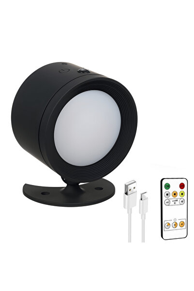 Teno Black Led Lamp -