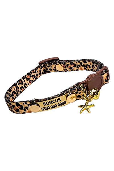 Ayz Markalama Sabit künyeli isimli kedi tasması, güvenlik kilitli kedi tasmas...