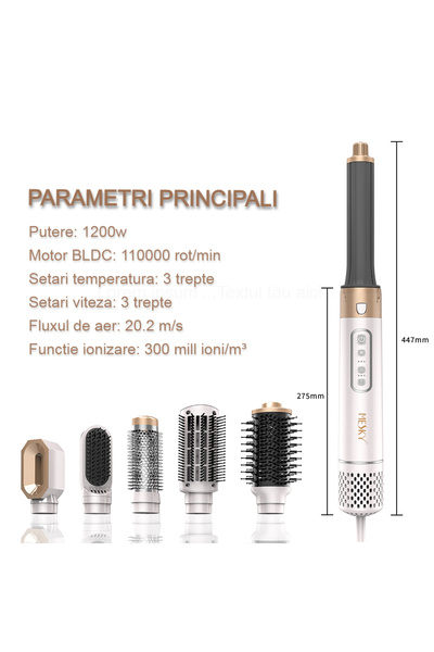 HYDER MESKY MultiStyler, Professional Device for Romantic Curls, Volume, Smoo...