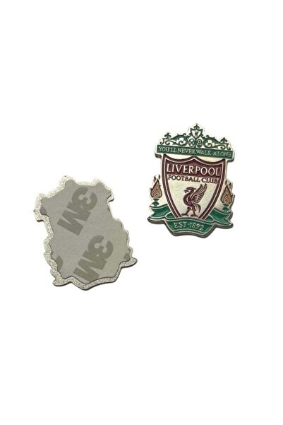 no markte ملصق معدني بشعار نادي ليفربول الثاني للأجهزة اللوحية والهواتف