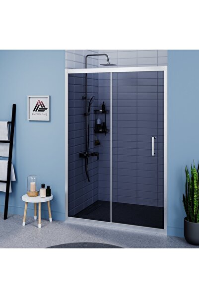 Kupon Duş Vesta D200 İki Duvar Arası 1 Sabit 1 Sürgü Duşakabin Parlak Profil ...
