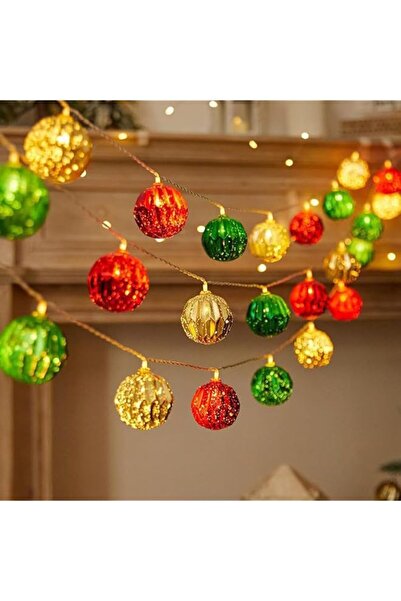 The Bros 20LED Christmas Ball Ornament String Lights - 3m