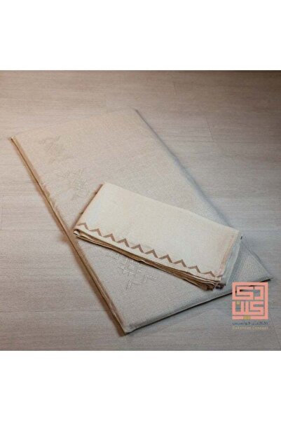 Dakakeen Concept Dakakeen Alkhair Premium Beige Tribal Memory Foam Prayer Mat...