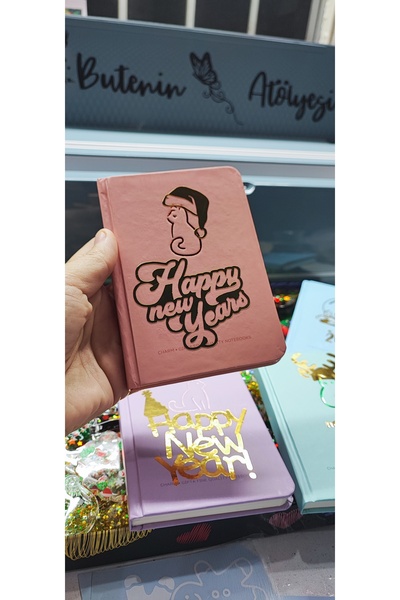 Butenin Atölyesi New Year, Christmas Figured Mini Notepad, Kitten Color