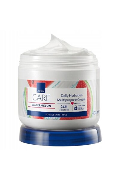 AVON 3-in-1 Body Cream, Hydrating, Watermelon Extract, 400 ml