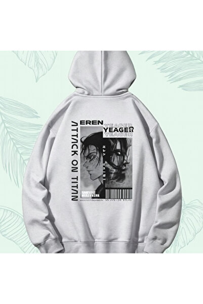 CLASSY.MODA Unisex oversized με κουκούλα Anime Style Graphic με τύπωμα Street...