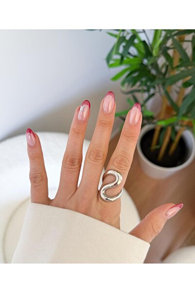 Venus Design Çelik Dalgalı Yüzük (Ayarlanabilir)