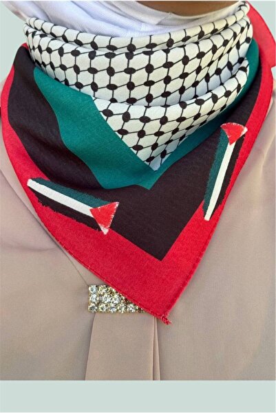 LA SEFA وشاح بطابع الفيليستين 50x50