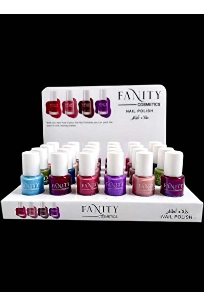 fanity مجموعة طلاء أظافر فاخرة – 24 لونًا فريدًا لإطلالة أنثوية منعشة كل يوم
