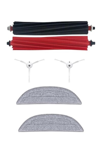 ROPALDE مجموعة قطع غيار متوافقة مع مكنسة روبوروك S8 MaxV Ultra الروبوتية تتضم...