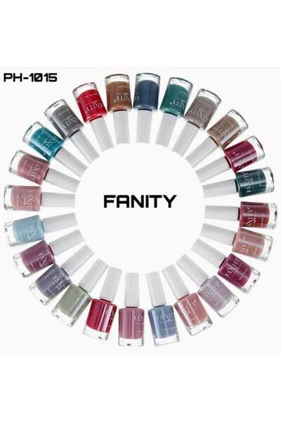 fanity طلاء أظافر فاخر ملون، 24 قطعة