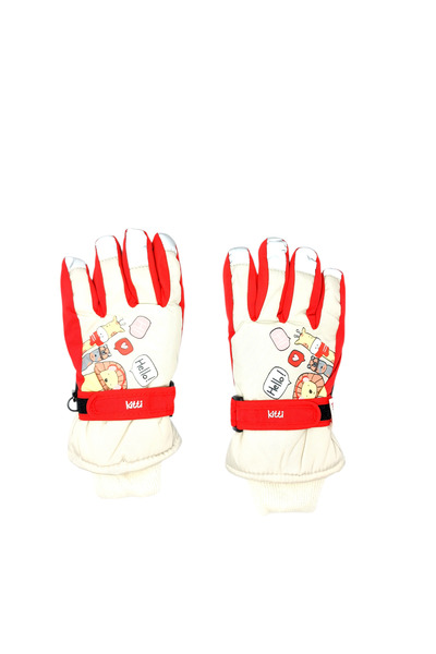 Kitti 4-9 Years Old Children's Snow Ski Gloves |   Fleece-Lined, Wind Water R...