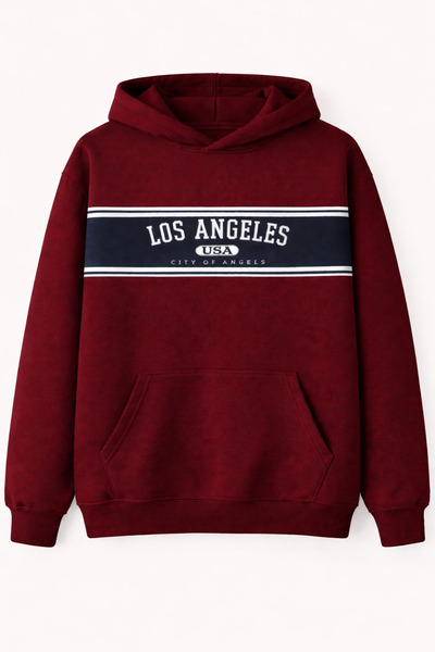Mayer Butik Unisex Ανδρικό/Γυναικείο φούτερ με κουκούλα City Of Angels με στά...