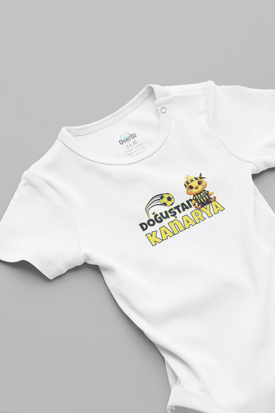 Overoz بدلة أطفال من دوغستان كاناري مطبوعة عليها 'تارانست' مع أزرار كبس 5910-4