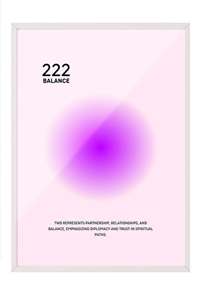 Zestia Ζωγραφική Τοίχου με Λευκό Πλαίσιο 222 Balance – Διακόσμηση Σαλονιού σε...