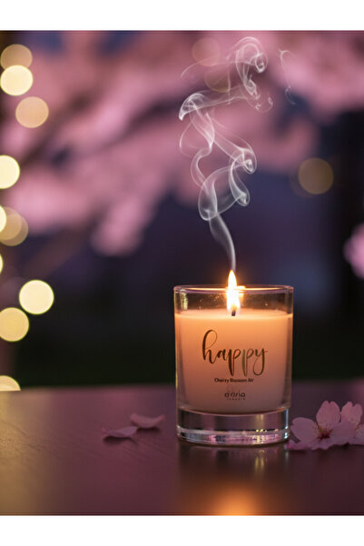Gloria Candle Happy - Cherry Blossom Air | Japon Kiraz Çiçeği Kokulu Vegan Do...