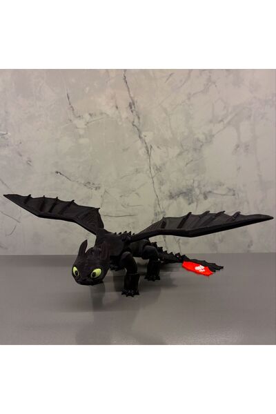 Edoka Tasarım Dişsiz (toothless) Ejderhanı Nasıl Eğitirsin Hareketli Figürü