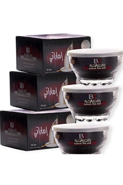 Banafa بخور بانافع الامارات 40 جرام * 3 قطع