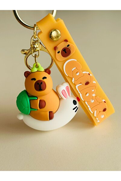KAYLANIN DÜNYASI Capybara Figured Keychain & Bag Ornament – Gift, Birthday Gift, Christmas Gift