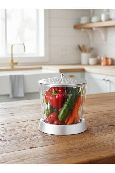 LE PARİS Kapaklı Organizer – Şeffaf Mutfak Düzenleyici