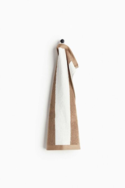 H&M Striped cotton terry guest towel