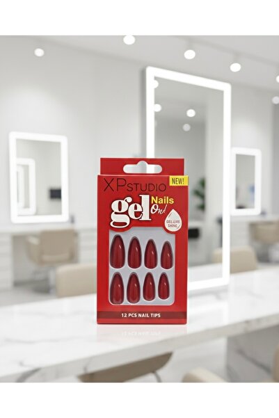 XP Kırmızı Takma Tırnak Yılbaşı