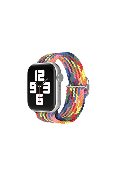 Marsilyan Watch 38mm Band (Not a Watch) - Black-Red-Yellow