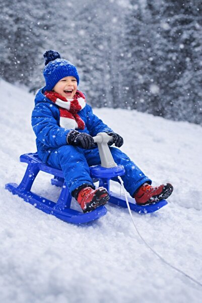 TOYFEST Kar Eğlencesi Mavi Kızak - 82x49x23.5 CM