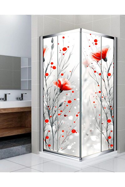 RENKLİ HOBBY Banyo Duşakabin Kaplama Folyo Sticker - Duşakabin Giydirme - Ken...