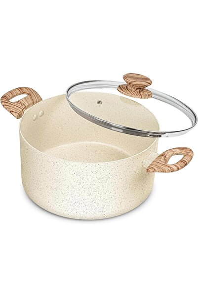 SPNOR قدر طهي غير لاصق، 24 سم مع غطاء