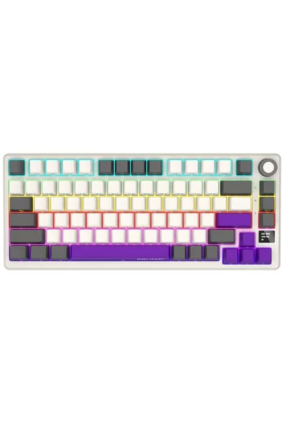 LORGAR Tastatură KBP7075W RGB LED USB/USB Wireless/Bluetooth Bej