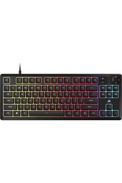 Corsair Tastatură K55 K55 CORE TKL RGB LED USB Negru