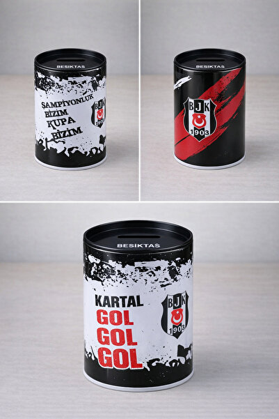 Kids Like Beşiktaş Metal Kumbara / Kalemlik - 1 Adet