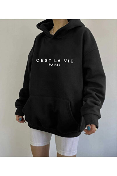 LORVANIY هودي فونيكس رمادي مطبوع قصة فضفاضة بغطاء رأس للجنسين 3 خيوط ش مبطن ب...