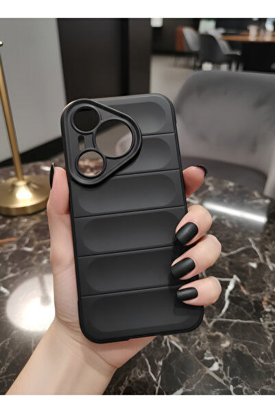 TechTrove غطاء هواوي بورا 70 ذو هيكل مرن مع فتحة في الخلف، غطاء سيليكون مخملي...