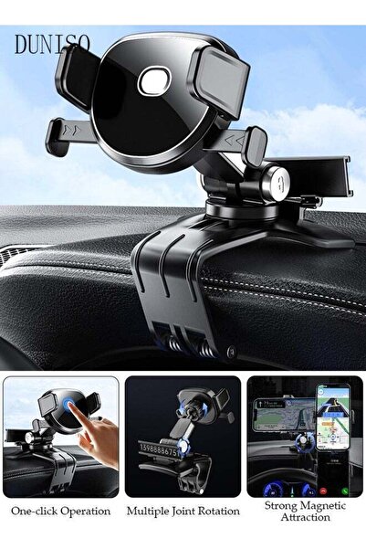 DOMEET Upgraded Car Phone Holder Mount for Center Console