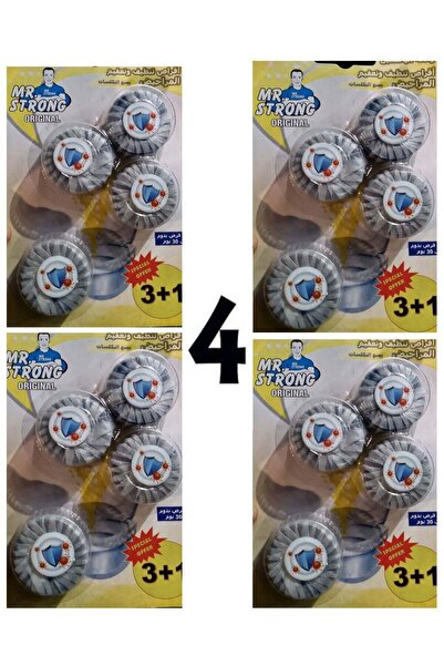 Beauenty 16 قرصًا مطهرًا ومنظفًا للمراحيض برائحة الياسمين، 4 عبوات من 4 أقراص...