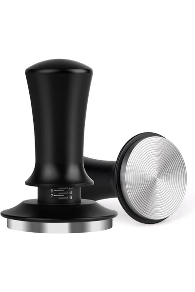 RAWAID مكبس قهوة 58 مم، مزود بنابض مع إمكانية ضبط العمق