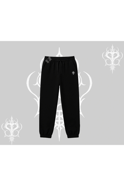 Tarzsokak White Elasticated Sweatpants with Custom Logo