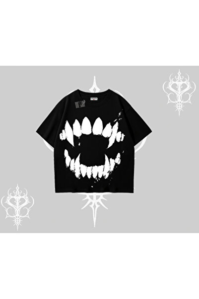 Tarzsokak Λευκό Υπερμεγέθες Μπλουζάκι Βαμπίρ Εξωτερικό