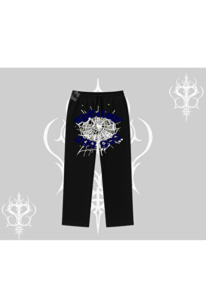 Tarzsokak Λευκό φαρδύ παντελόνι φόρμας Sp55der